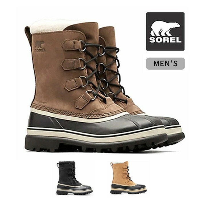 楽天市場】【25日最大P11倍】ソレル スノーブーツ メンズ カリブー
