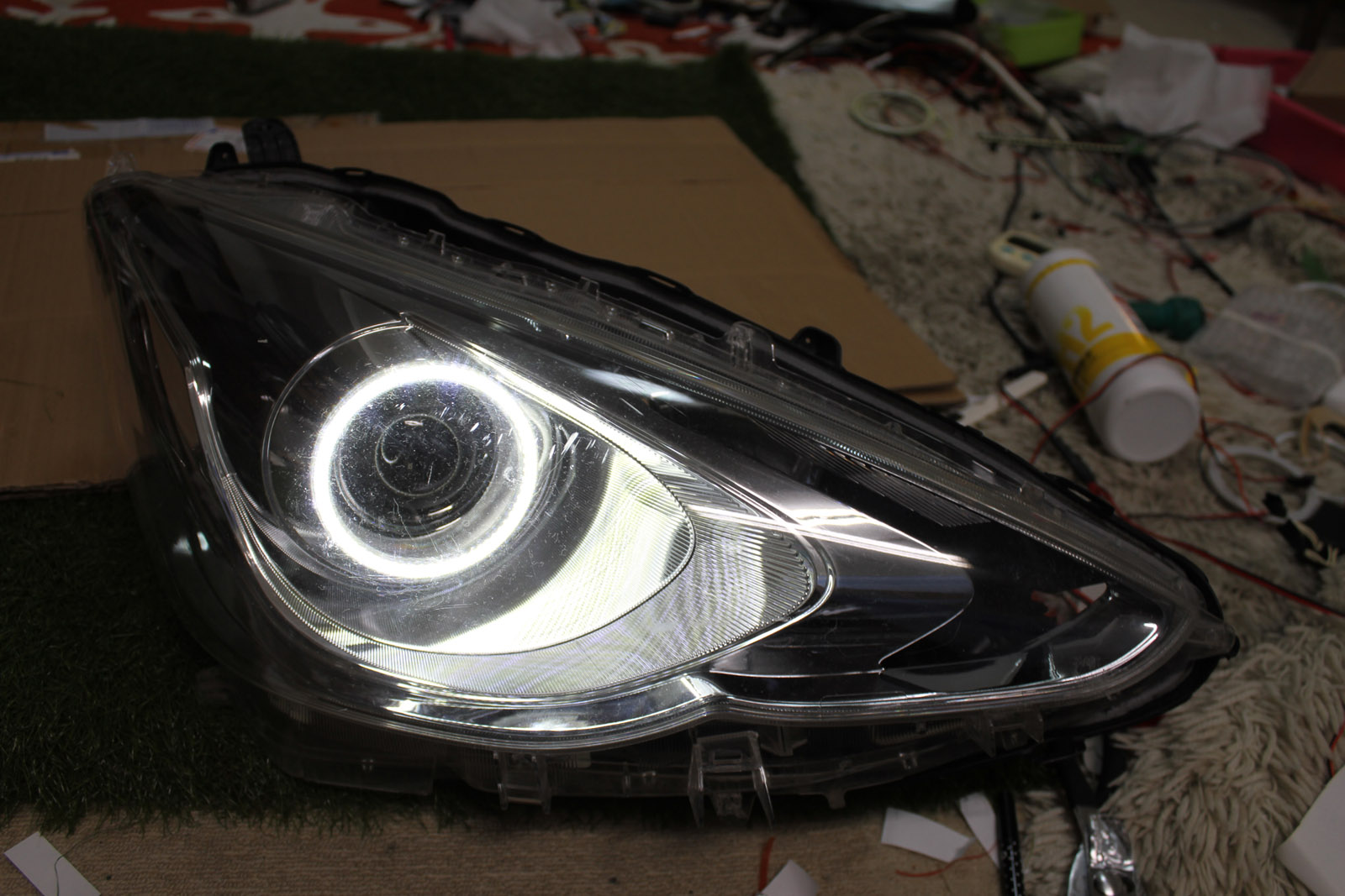 楽天市場】☆アクア10 中期LEDヘッドライト用 SMD LED 6000Kイカリング