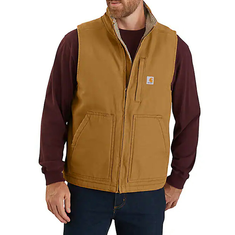 楽天市場】カーハート メンズ ベスト ブラウン 防寒 秋冬 大きいサイズ