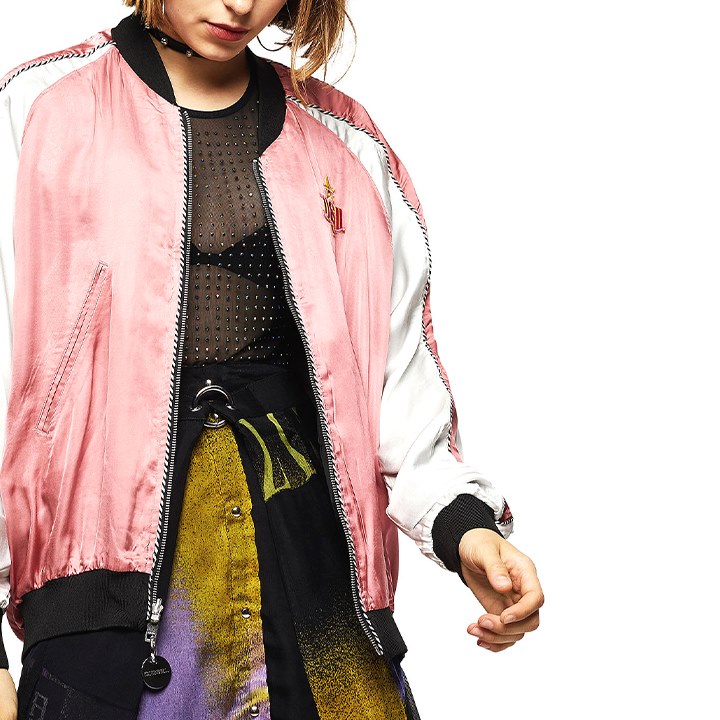 楽天市場】☆DIESEL ディーゼル レディース☆リバーシブル 刺繍装飾