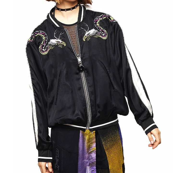 楽天市場】☆DIESEL ディーゼル レディース☆リバーシブル 刺繍装飾