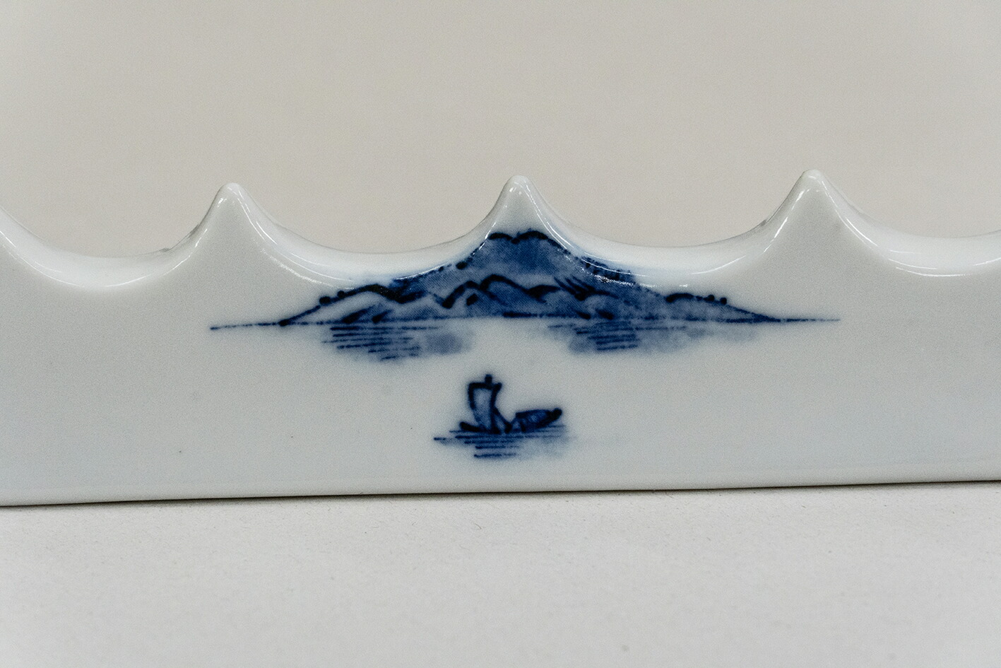 楽天市場】筆置き 山水 染付 美濃焼 : 書道用品専門店 弘梅堂