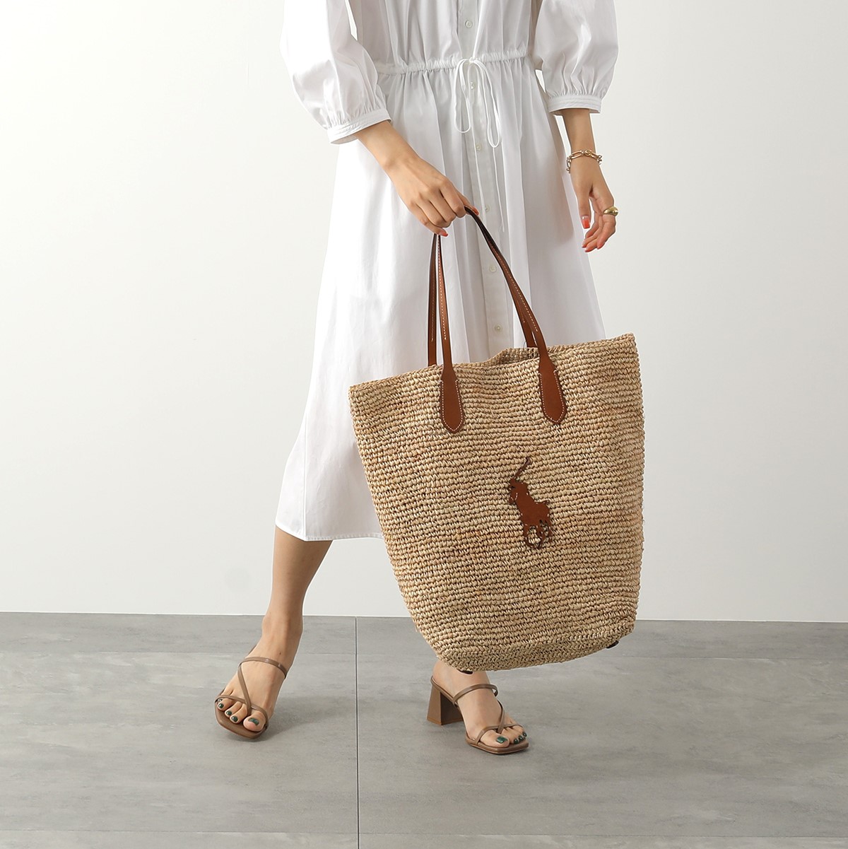 楽天市場】Polo Ralph Lauren ポロ ラルフローレン かごバッグ NS TOTE