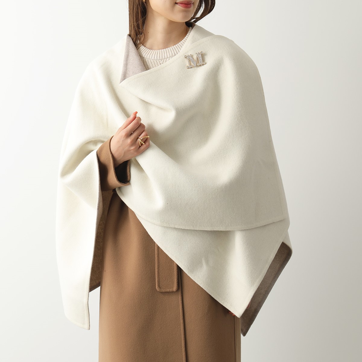 楽天市場】MAX MARA マックスマーラ ポンチョ SERRA レディース