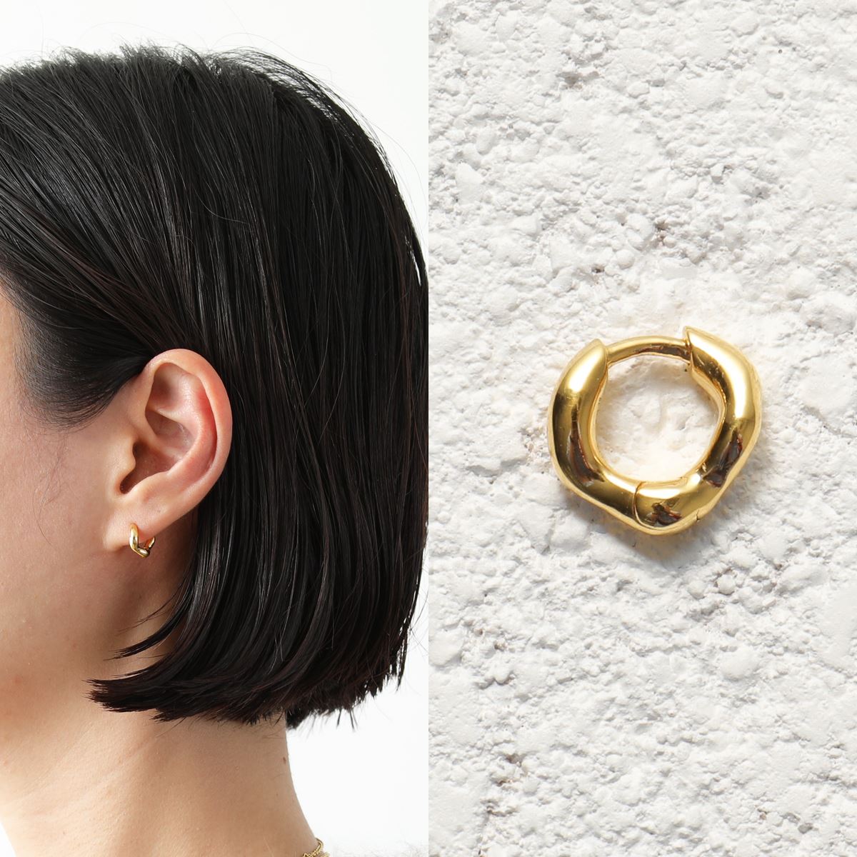 楽天市場】MARIA BLACK マリアブラック ピアス Anil 6 Huggie 100922YG