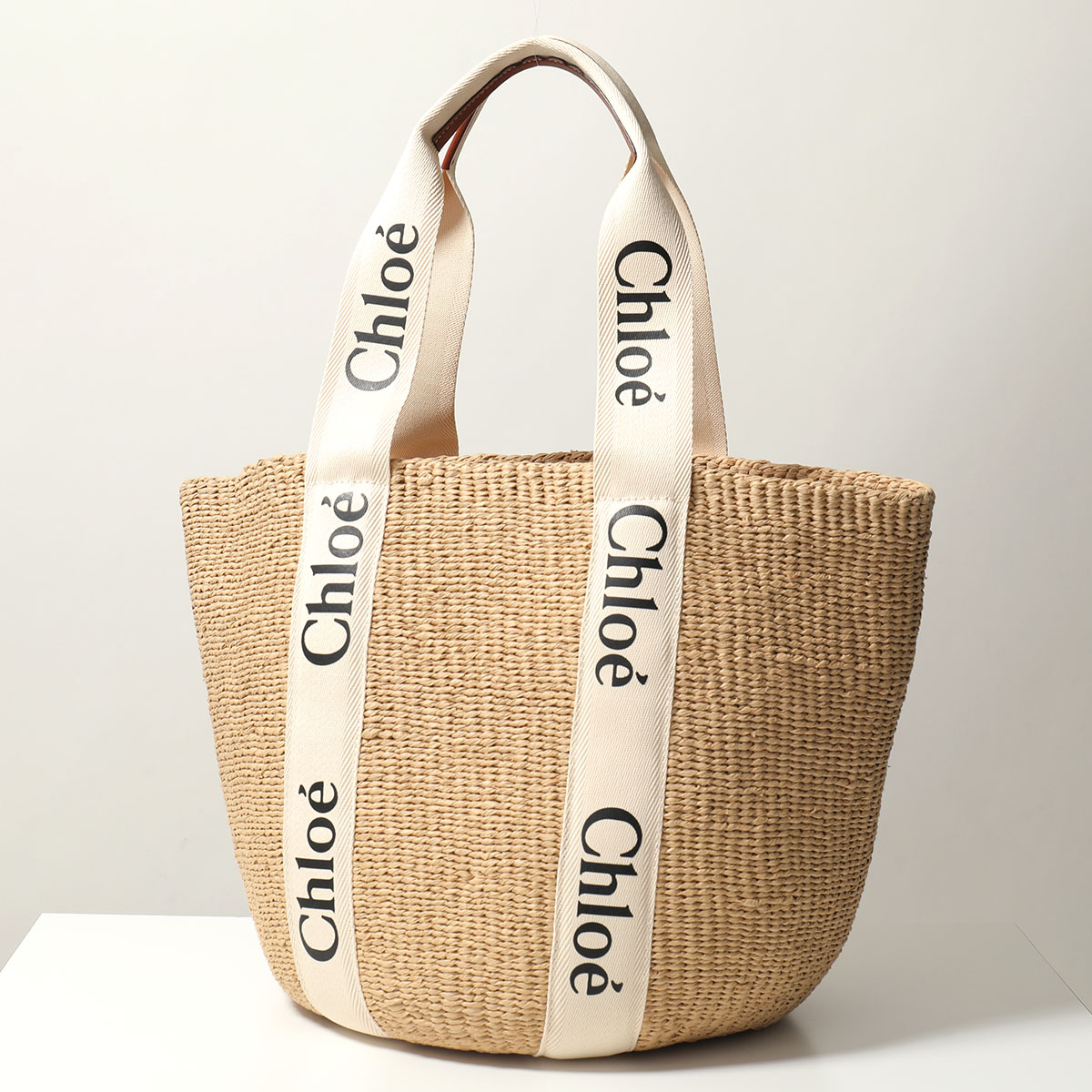 楽天市場】Chloe クロエ かごバッグ WOODY ウッディ CHC22SS380G55