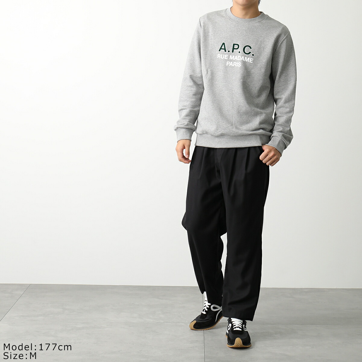 楽天市場】APC A.P.C. アーペーセー スウェット madame マダム COEZD