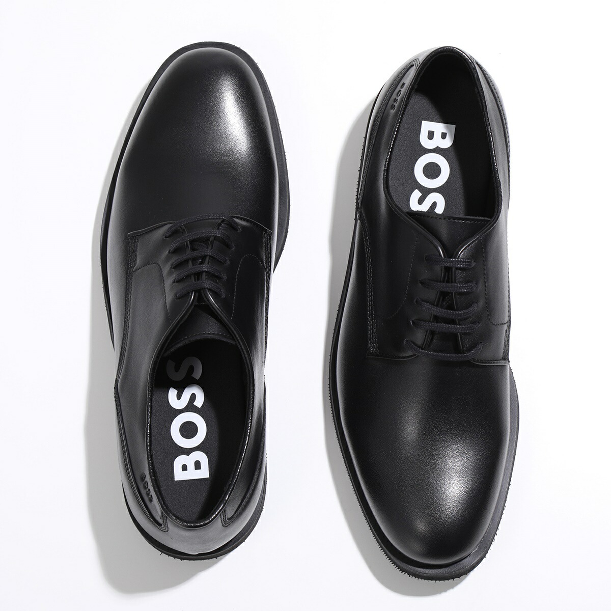 楽天市場】HUGO BOSS ヒューゴボス ダービーシューズ BLACK 50497842