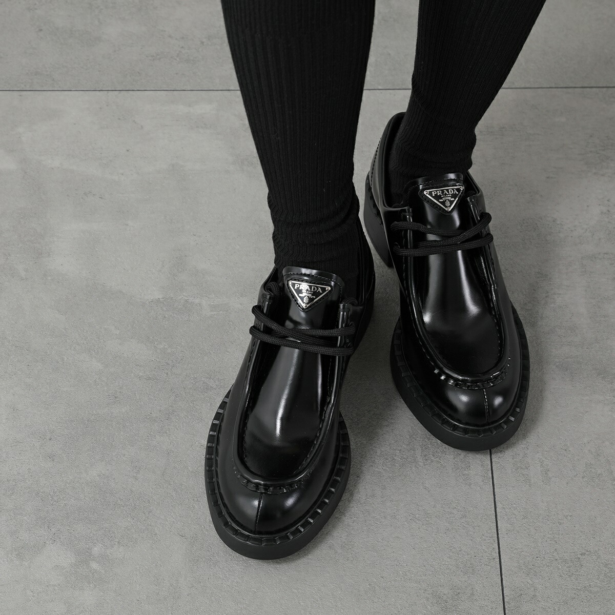 楽天市場】PRADA プラダ レースアップシューズ 1E249N 055 レディース