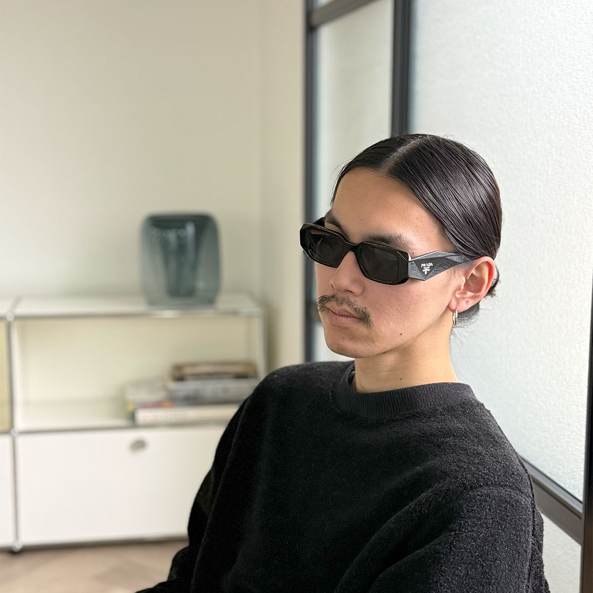 楽天市場】PRADA プラダ シンボルサングラス SPR 17W メンズ スクエア