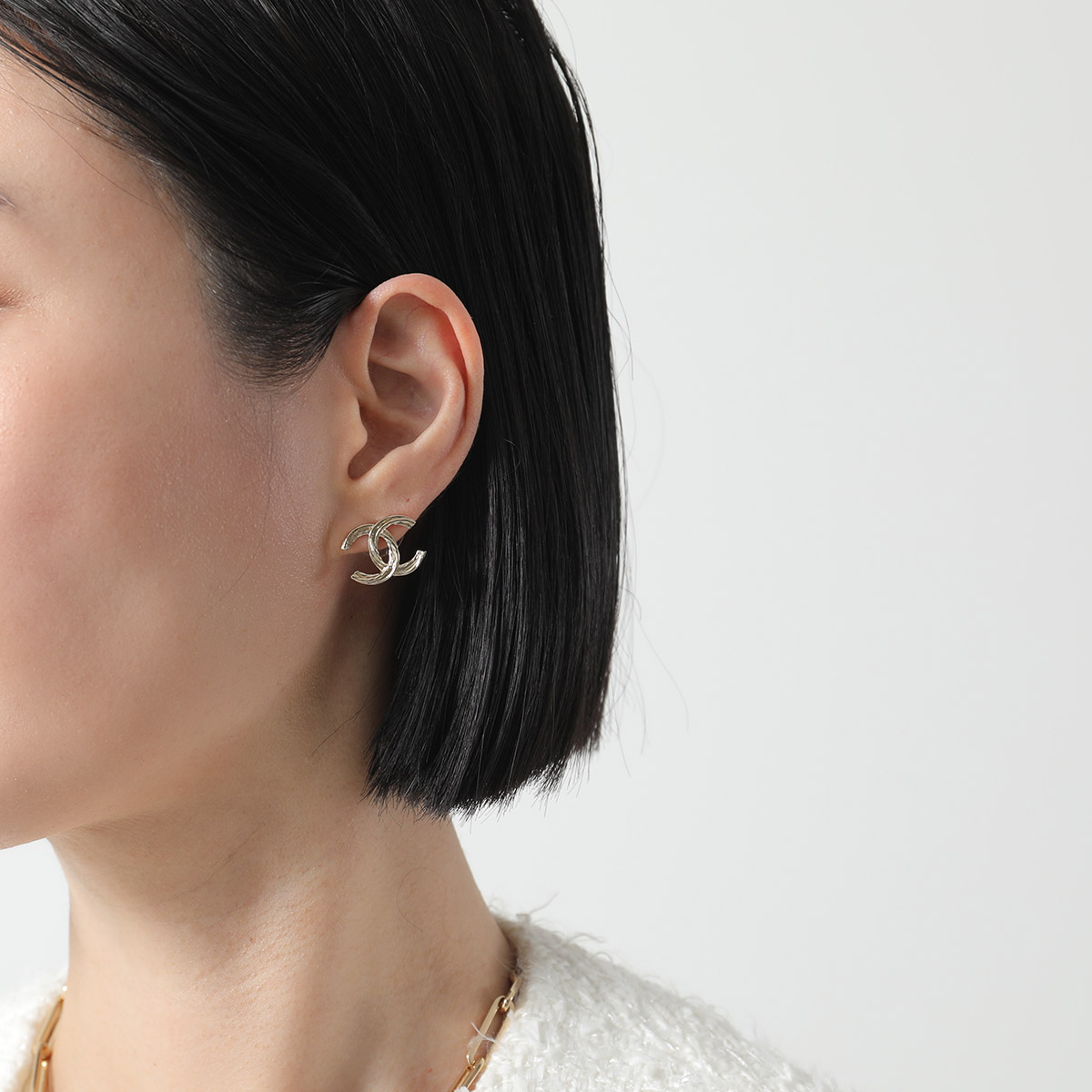 楽天市場】CHANEL シャネル ピアス ABF850 B20554 レディース ココ