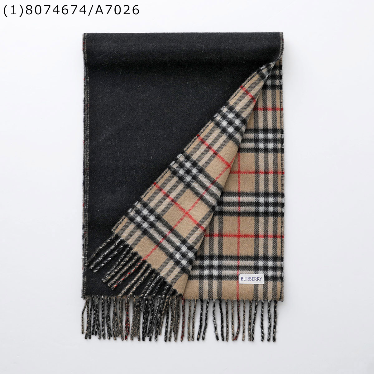 楽天市場】BURBERRY バーバリー マフラー MU VINTAGE CHECK SLD CS