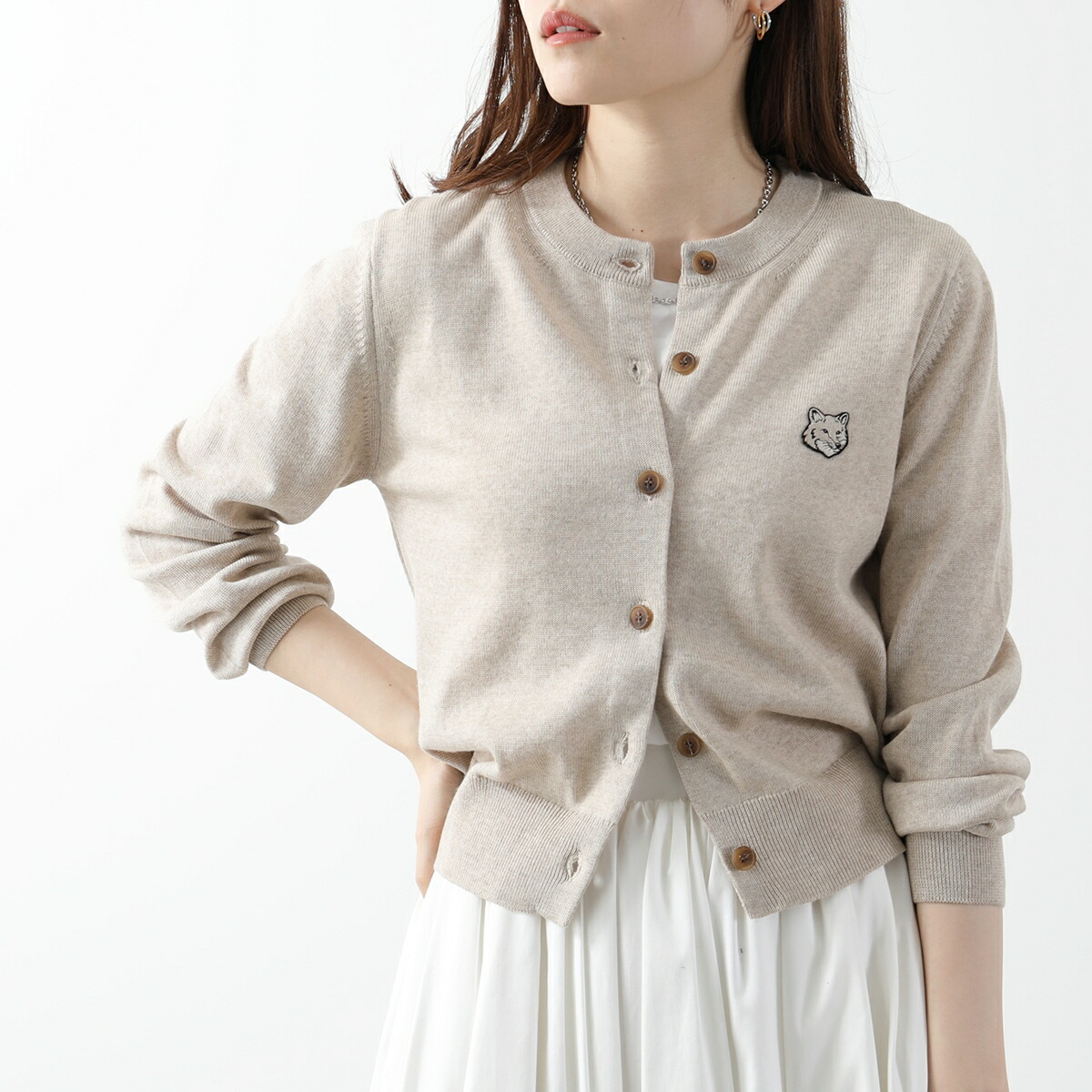 楽天市場】MAISON KITSUNE メゾンキツネ カーディガン MW00508KT1036