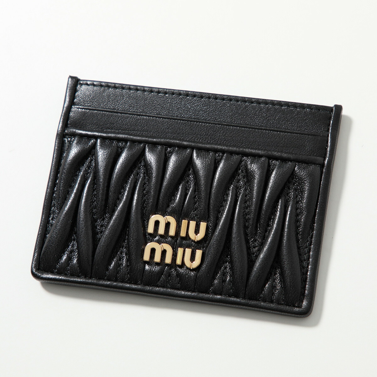 楽天市場】MIUMIU ミュウミュウ カードケース MATELASSE マテラッセ