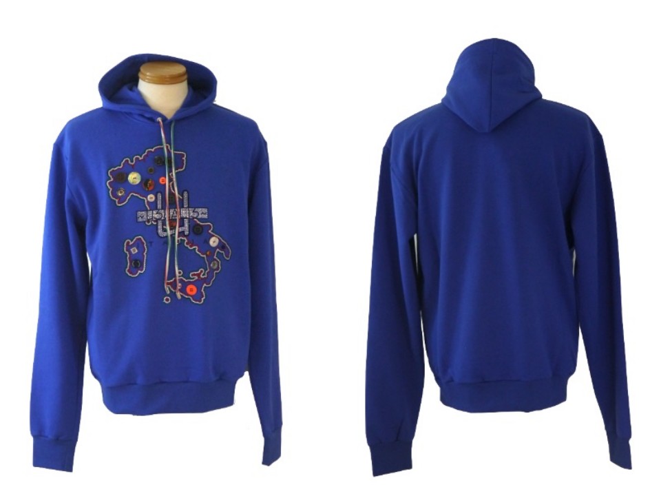 楽天市場】ウザリス/USUALIS イタリア柄パーカー 501-ブルー系 XXXL/4L