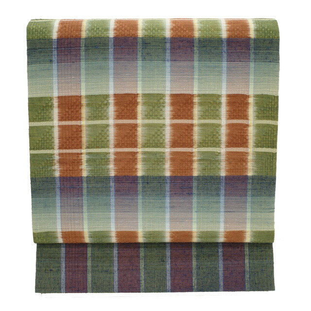 楽天市場】【新古品】 名古屋帯 未使用 花織 正絹 工房 真南風 まふえ