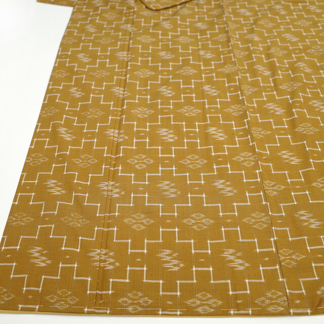 楽天市場】【新古品】 本場琉球かすり 紬 着物 未使用 正絹 袷 沖縄県