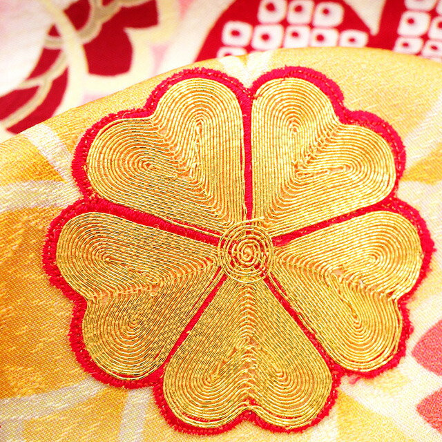 楽天市場】【新品】 訪問着 着物 正絹 袷 金駒刺繍 金彩加工 ピンク 桜