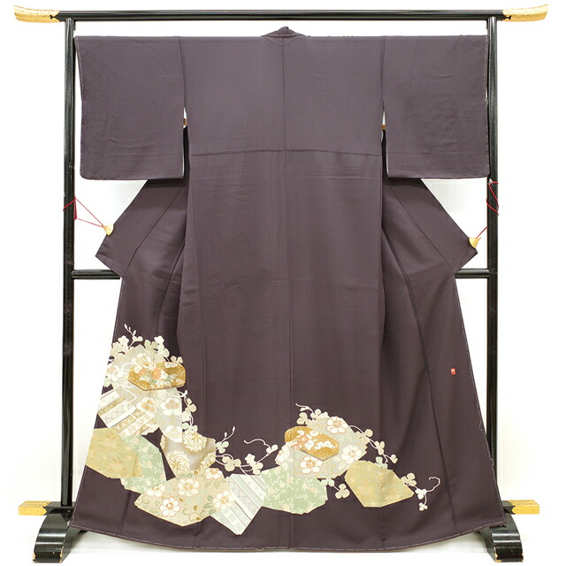 楽天市場】【新古品】 色留袖 着物 正絹 袷 プレタ 作家物 金駒刺繍