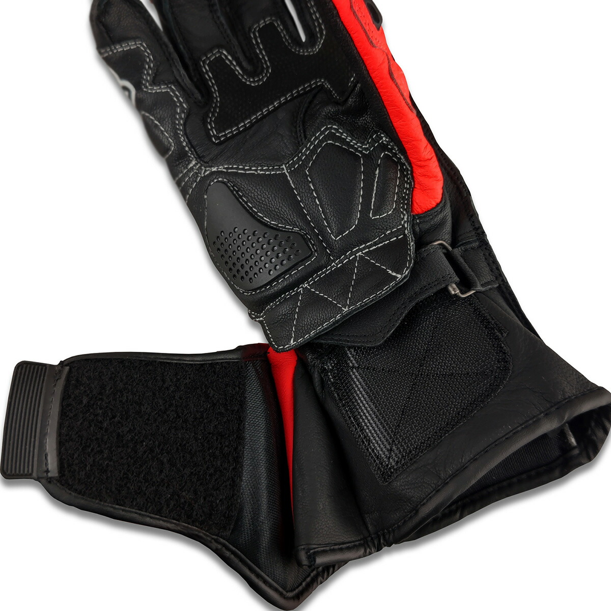 楽天市場】BERIK ベリック レーシンググローブ G-235104-BK RED/BLACK