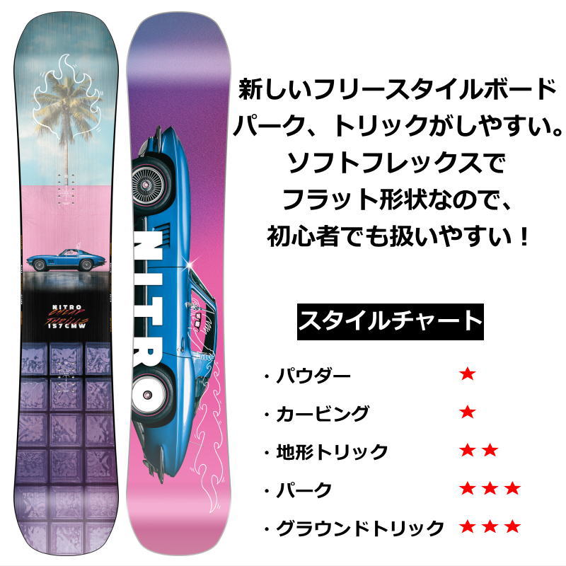 楽天市場】24-25 NITRO CHEAP THRILLS+RAMBLER ナイトロ メンズ