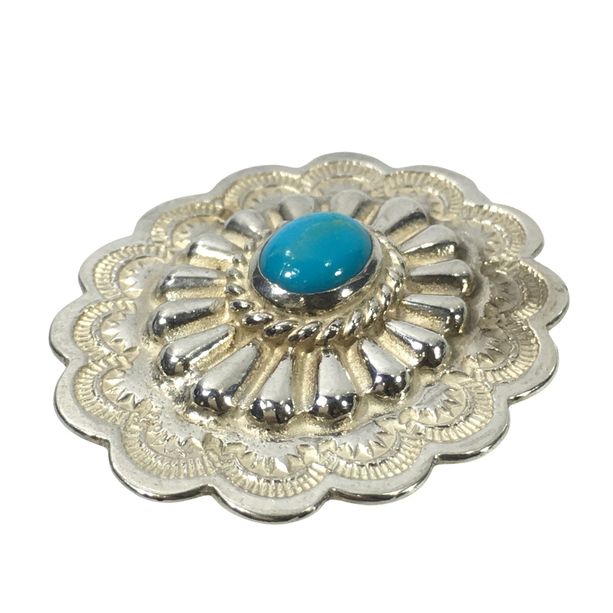 楽天市場】goro's ゴローズ 楕円形銀縄ターコイズフラワーコンチョ GC