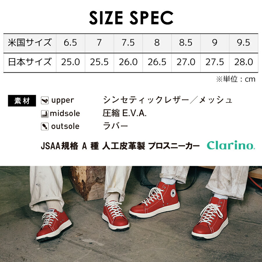 楽天市場】「コンバース CPD」ALL STAR PS HI OX レッド 赤 セーフティ