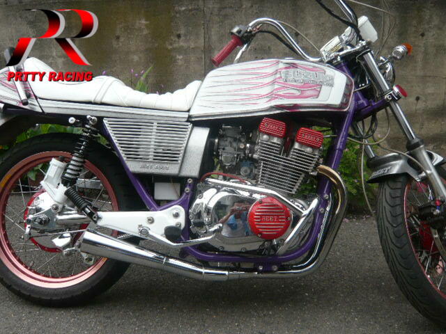 楽天市場】SUZUKI GSX400E ザリ エンジンガード メッキ : プリティー