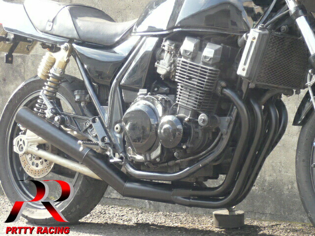 [トリプルA]　レース管　メッキ　６分割　ZRX400　サイレンサー/　～97年 トリプルA] レース管 メッキ 6分割 ZRX400 サイレンサー/ ～97年