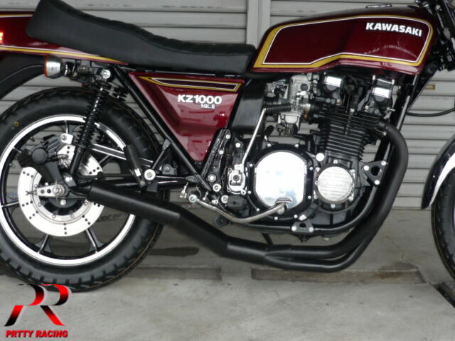 楽天市場】PRETTYRACING SPIDER KAWASAKI Z1000MK2 ショート管 70π