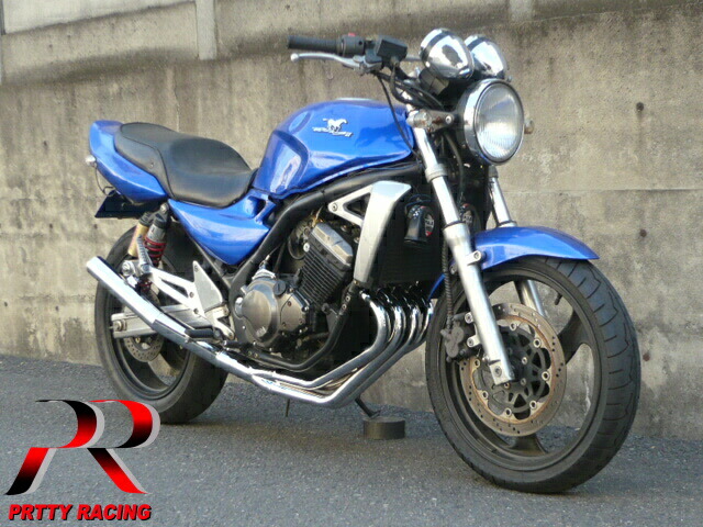 楽天市場】KAWASAKI バリオス2 ショート管 60π 新品 マフラー メッキ