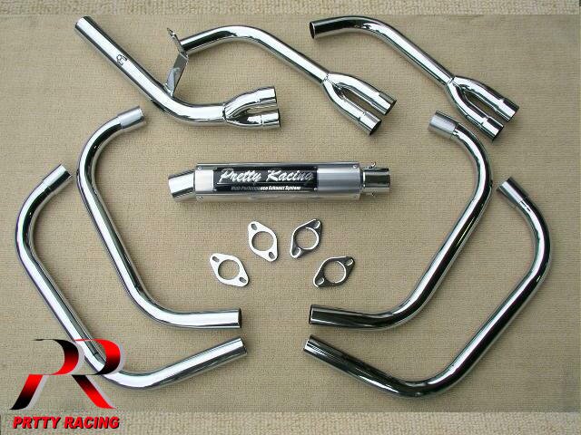 楽天市場】YAMAHA XJR400 RH02 分割式 42.7π (改) PRETTY管 マフラー