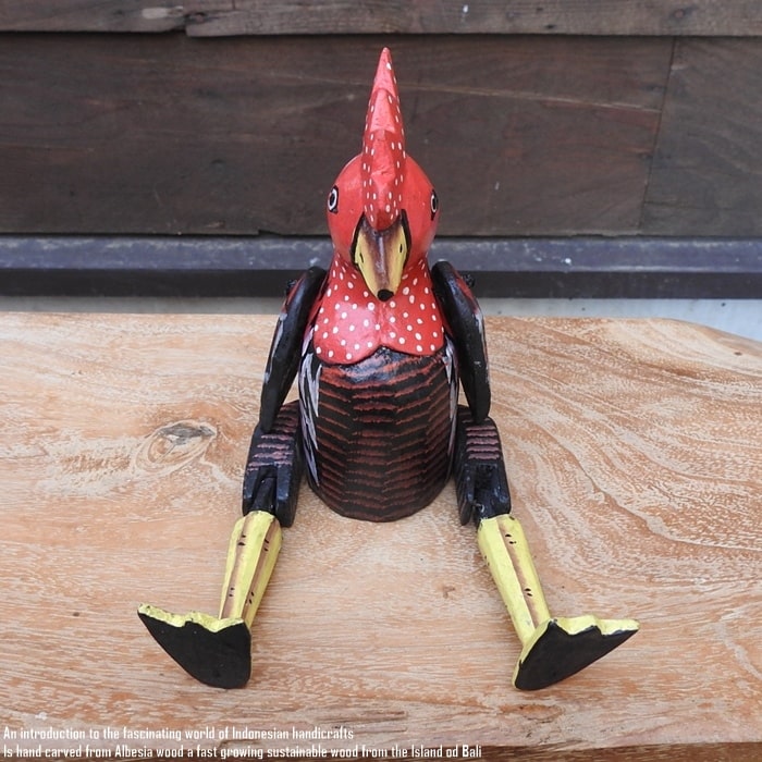 楽天市場】[ポイント2倍]お座り ニワトリさん Sサイズ 手足が動かせる