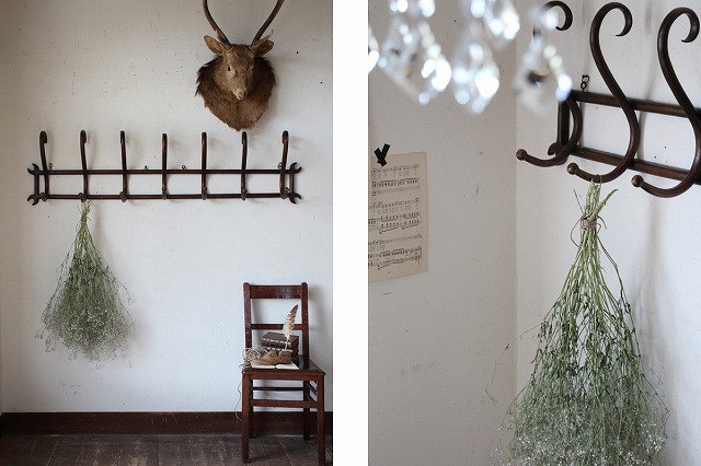 楽天市場】フランスアンティーク 曲げ木のウォールフック ウォール