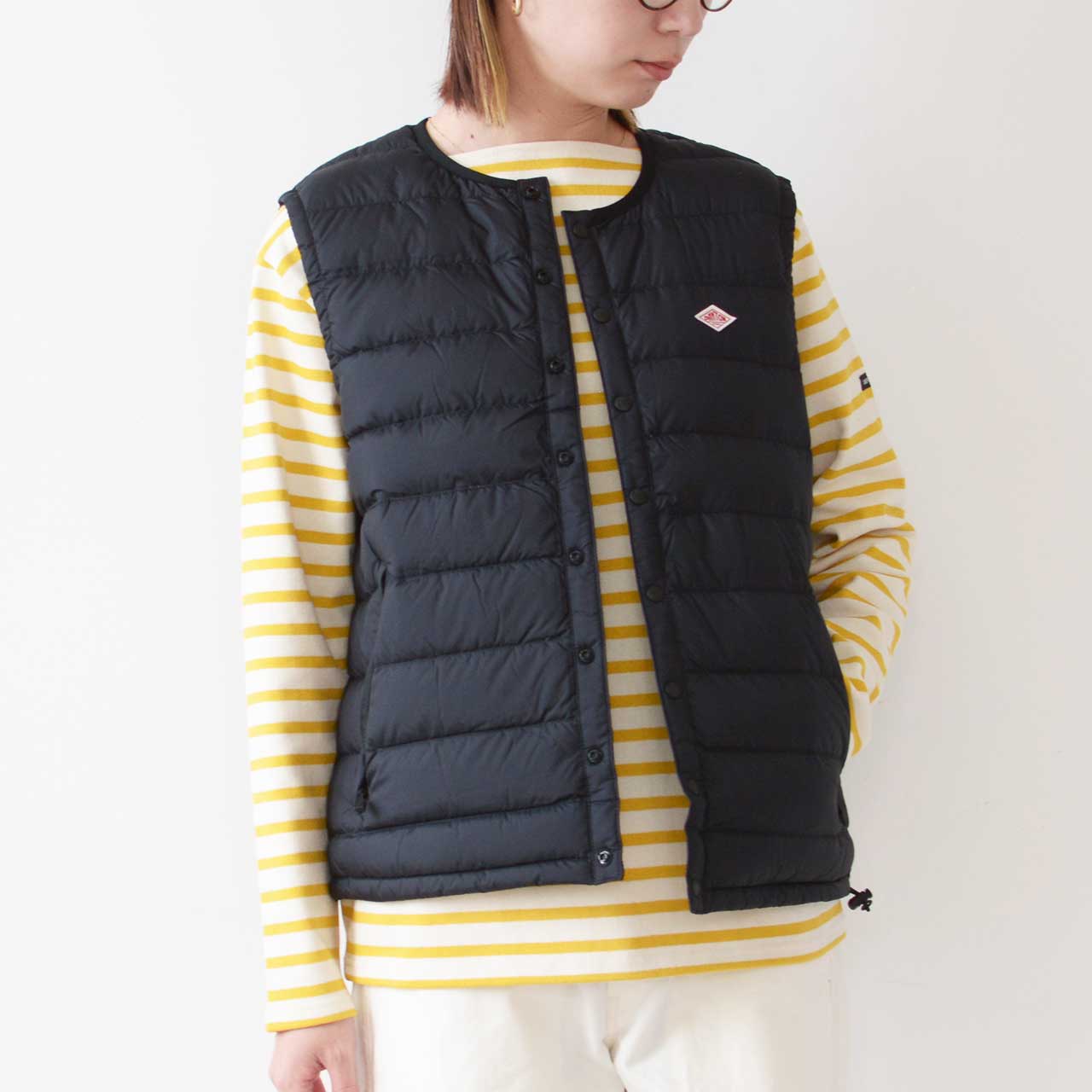 楽天市場】DANTON [ダントン] W INNER DOWN CREWNECK VEST [DT