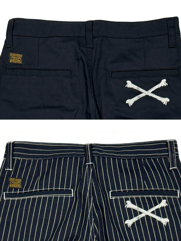 楽天市場】VANSON バンソン パンツ チノパン クロスボーン ワーク