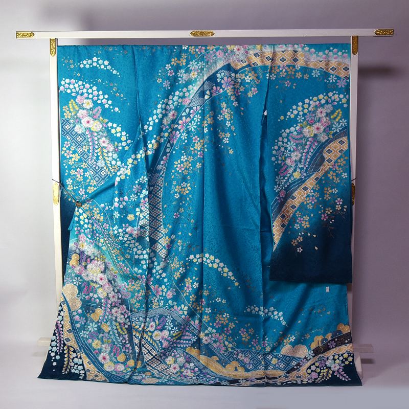 楽天市場】振袖 手縫いお仕立て付き 十日町「翠山」謹製 辻が花 鮮やか