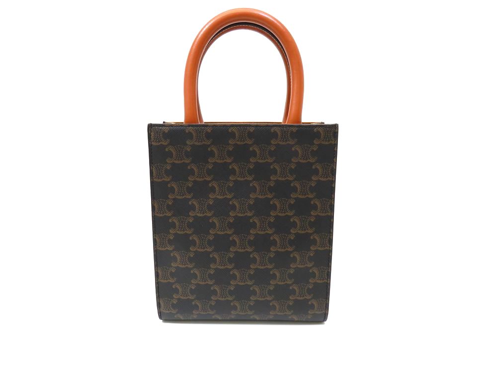 194372BZK.04LU トリオンフキャンバス×レザー 2wayバッグ CELINE