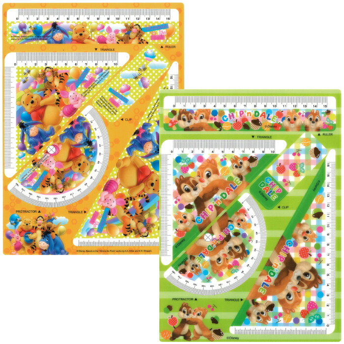 楽天市場】【ディズニー定規シートセット】ディズニー 定規 シート