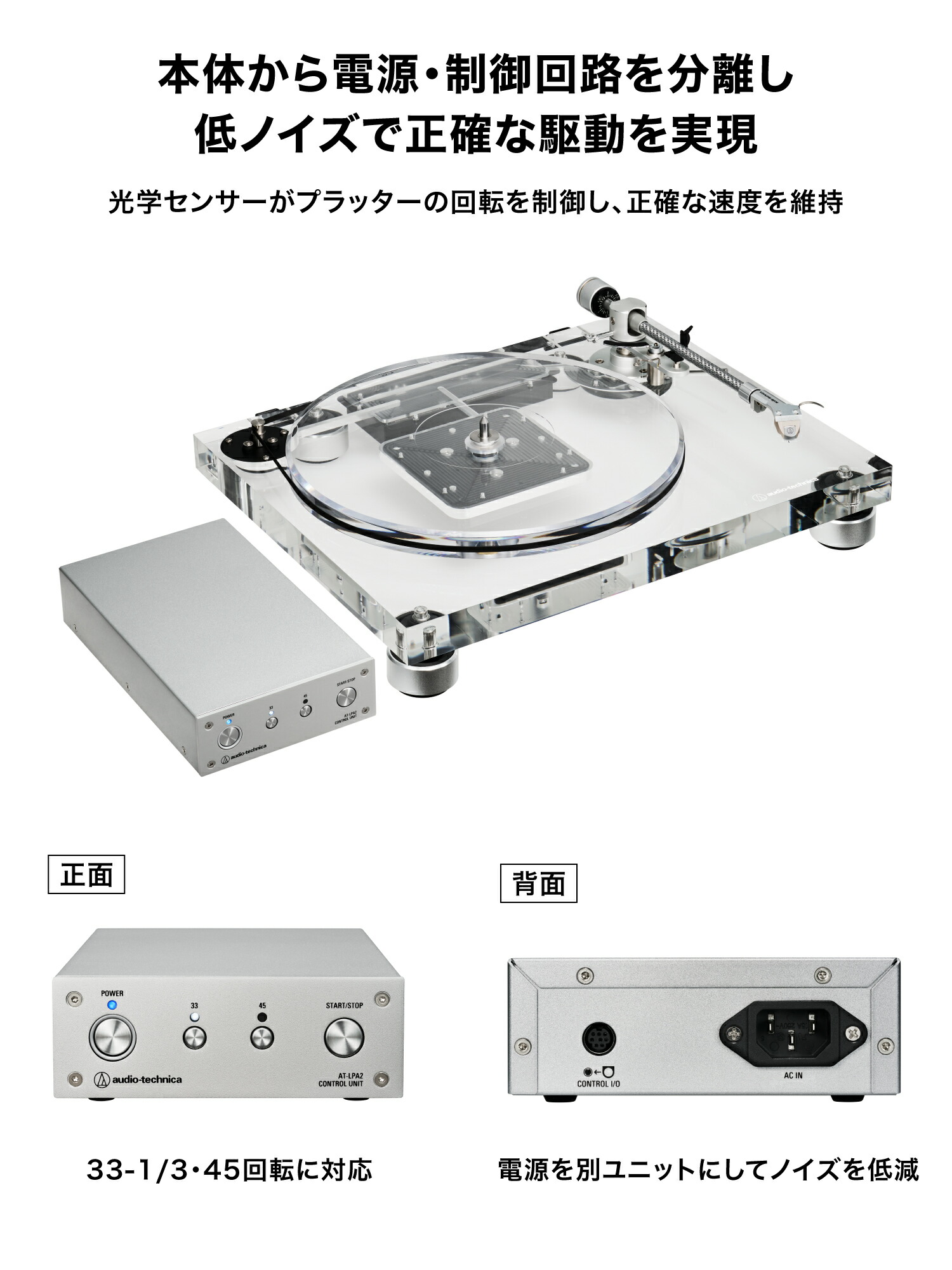 楽天市場】オーディオテクニカ AT-LPA2 レコードプレーヤー ベルト