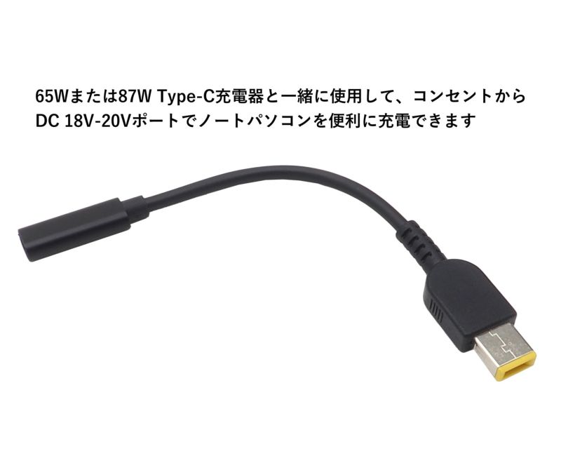 楽天市場】変換アダプタ ケーブル 約 20cm Lenovo (レノボ) Thinkpad