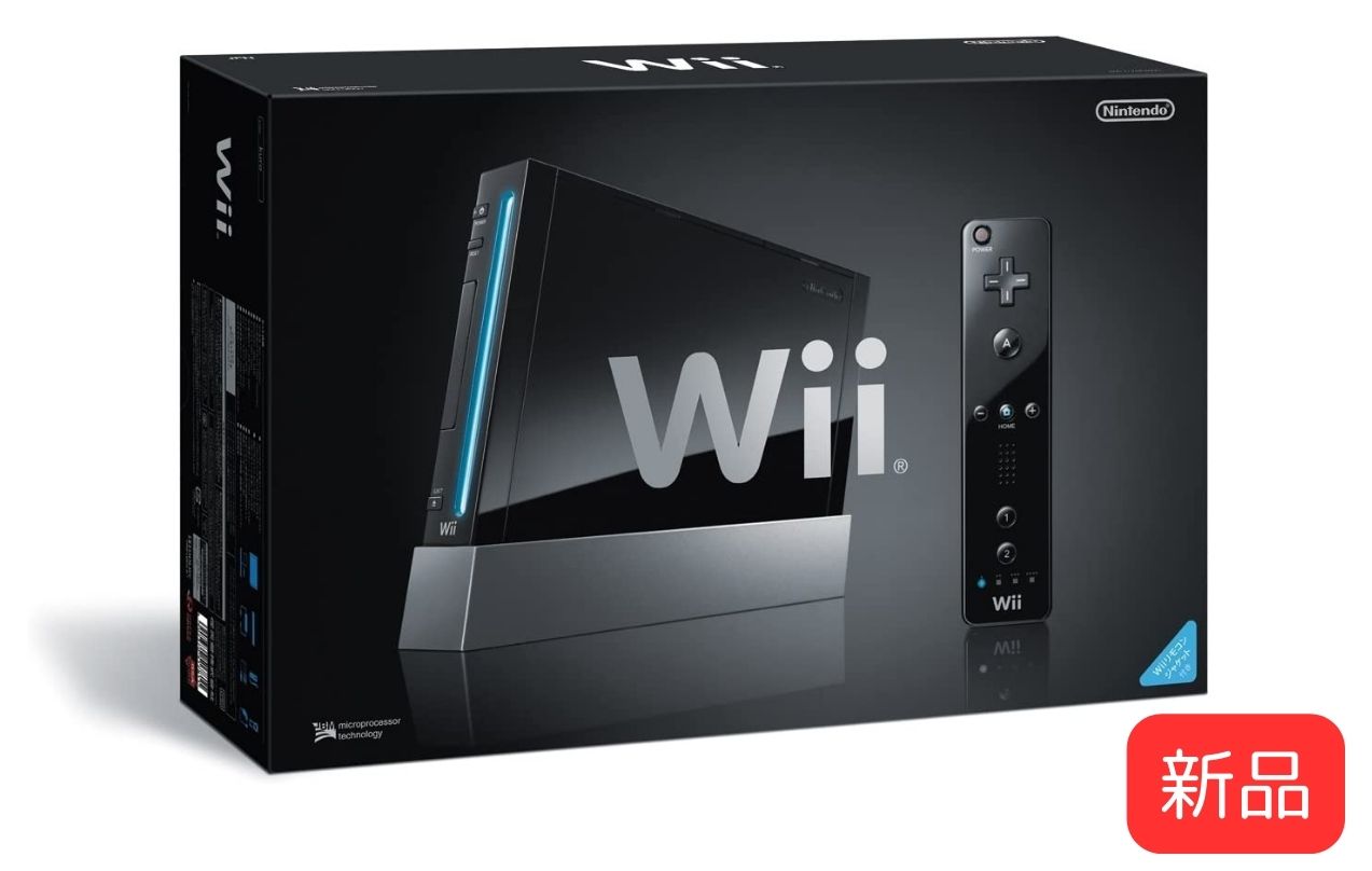 楽天市場】【新品】【在庫残1】【安心保障】 Wii 本体 黒 クロ BLACK