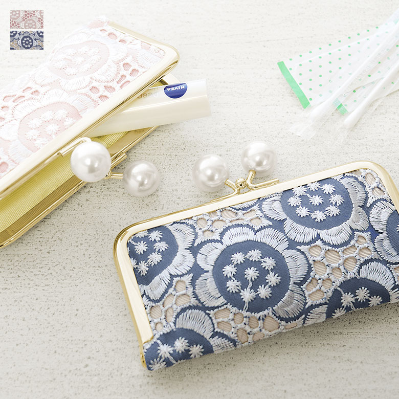 楽天市場】【在庫商品】ポケット付きがま口リップケース【ポリッシュ