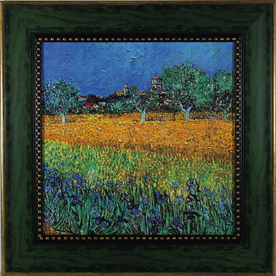 楽天市場】絵画 ゴッホ「アイリスの咲くアルル」/インテリア 額入り