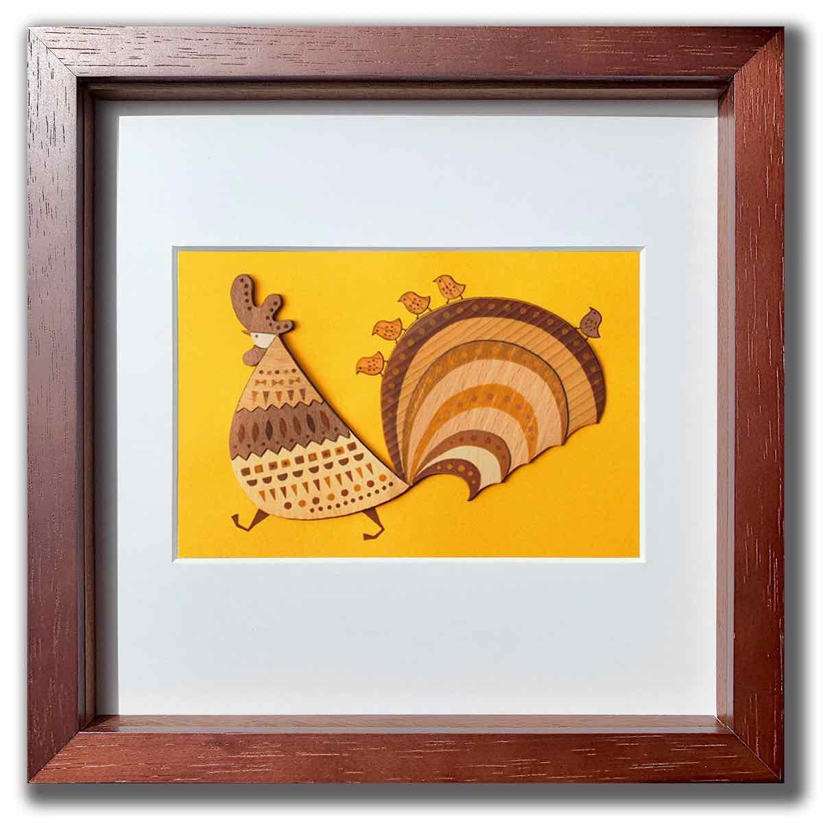 楽天市場】【スーパーSALE10％OFF】本格木工細工 木はり絵手作りキット