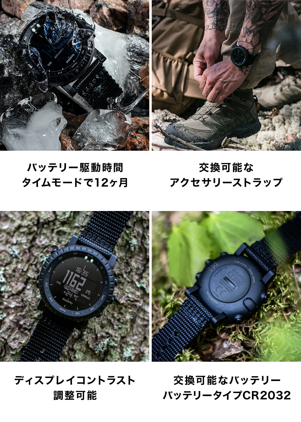 楽天市場】SUUNTO CORE Alpha STEALTH スント コア アルファ ステルス