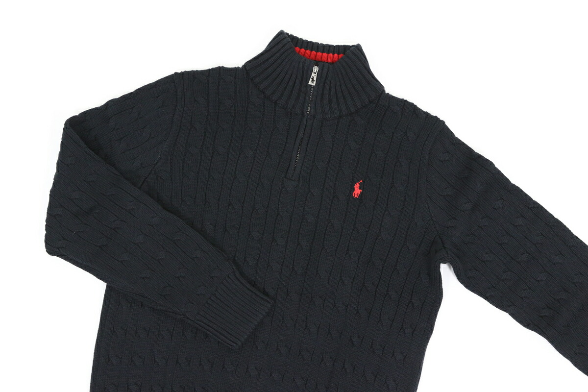 楽天市場】ポロ ラルフローレン ボーイズ コットン ケーブルニット