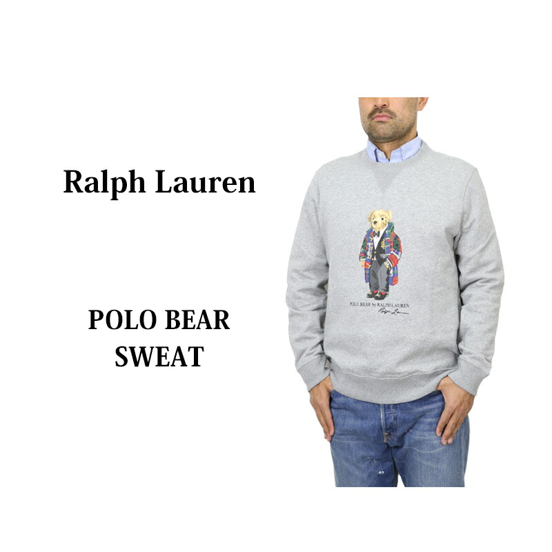 楽天市場】ポロ ラルフローレン メンズ ポロベアプリント クルーネック