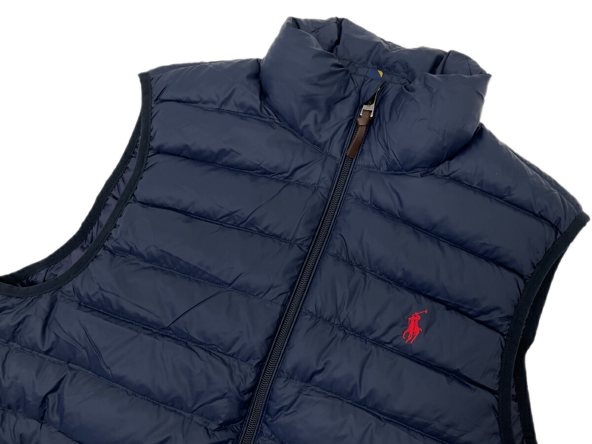 楽天市場】ポロ ラルフローレン メンズ パッカブル 中綿ダウンベスト
