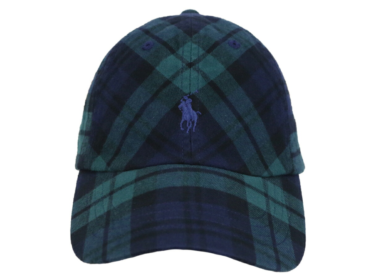 楽天市場】ポロ ラルフローレン ブラックウォッチ キャップ ワン